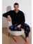 Regular Fit Bisiklet Yaka Kışlık Yumuşak Dokulu Polar Pijama Takımı Erkek Pijama Takımı 6096100 1