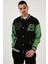Oversize Kolej Yaka Cepli Bomber Ceket Erkek Ceket 628MNH171 3