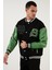 Oversize Kolej Yaka Cepli Bomber Ceket Erkek Ceket 628MNH171 4