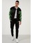 Oversize Kolej Yaka Cepli Bomber Ceket Erkek Ceket 628MNH171 5