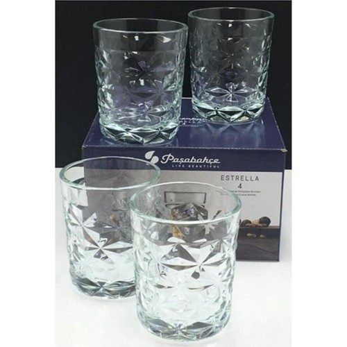 Paşabahçe 520514 Estrella Viski Bardak 360 cc 4 Lü
