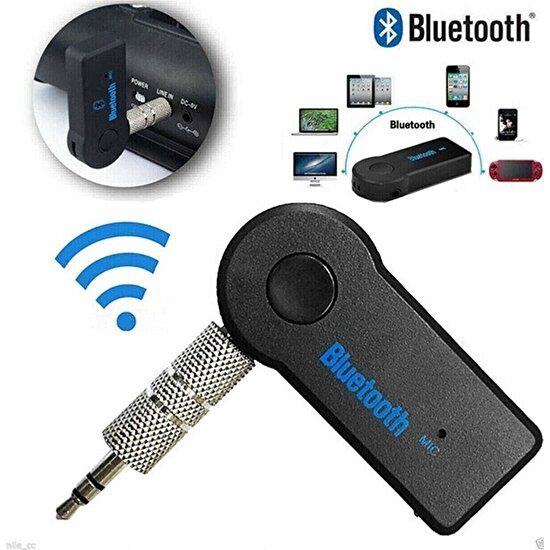 Hepsibi Car Wireless Music Aux  Receiver Araç Bluetooth