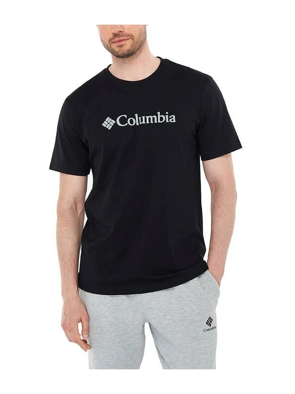 Columbia CS0287 Csc M Basic Big Logo Brushed Erkek T-Shirt 9110141