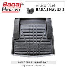 Born Garage 3 Serisi Bagaj Havuzu Bmw E90 Kasa 2005-2011 Araca Özel 3D Üretim