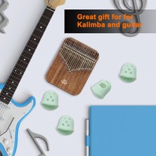 Dolity Silikon Kalimba Parmak Koruyucu Gitar Fingertip L Acemi Oynamak İçin (Yurt Dışından)