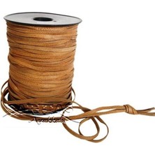 SRTfootcare Deri Ip Sırım Yassı 3mm Naturel 1mt