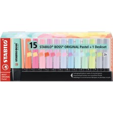 Stabılo Fosforlu Kalem Boss Set 15 Li Yeni Pastel 7015-02-5