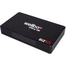 Wellbox BIZ10 4K Ultra Hd Androıd Tv & Uydu Alıcısı 