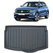 Born Garage 2023 Volkswagen T-Cross Bagaj Havuzu Alt Kademe Uyumlu Kokusuz Kaucuk