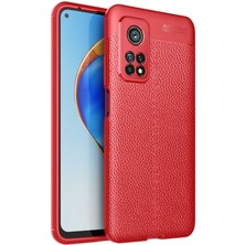 Kip GSM Xiaomi Mi 10T Pro 5g Uyumlu Darbeye Dayanıklı Deri Dikişli Armor Serisi Kamera Korumalı Kılıf