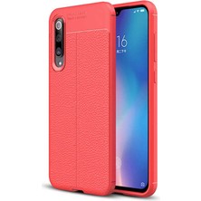 Kip GSM Xiaomi Mi 9 Uyumlu Darbeye Dayanıklı Deri Dikişli Armor Serisi Kamera Korumalı Kılıf