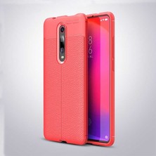 Kip GSM Xiaomi Mi 9t Uyumlu Darbeye Dayanıklı Deri Dikişli Armor Serisi Kamera Korumalı Kılıf