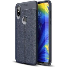 Kip GSM Xiaomi Mi Mix 3 Uyumlu Darbeye Dayanıklı Deri Dikişli Armor Serisi Kamera Korumalı Kılıf