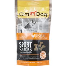 Gimdog Sportsnacks Tavuk & L-Carnitinli Köpek Ödül Tableti, 60 G