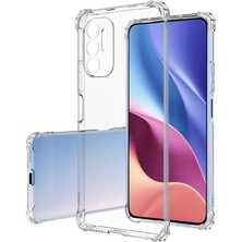 Case 4U Tecno Pova 3 Kamera Korumalı Darbe Emici Anti Shock Silikon Arka Kapak Şeffaf