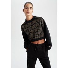 DeFactoFit Bisiklet Yaka Sweatshirt Z1258AZ22AU