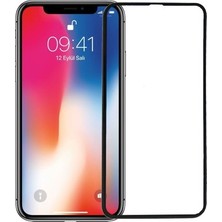 ZORE Apple iPhone 11 10D Ekran Koruyucu Cam Siyah