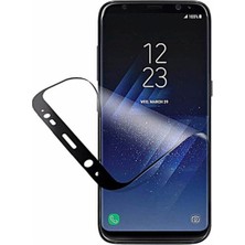 ZORE Samsung Galaxy A50 Tam Kaplayan Fiber Nano Ekran Koruyucu Siyah