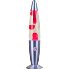 Star Global Dekoratif Sevgiliye Eşe Sürpriz Hediye Dekoratif Ev Hediyesi Büyük Boy Lav Lambası Lava Lamp Konsept 41 cm Kırmızı