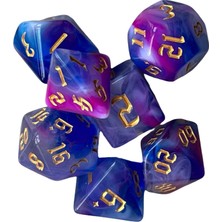 Dnd Rp mt G Için 7 Polihedral Parti Tedarik D1 D10 D12 D20 Seti