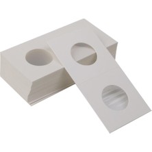 50PCS Katılır Karton Tutucular Mylar Box White 31.5mm