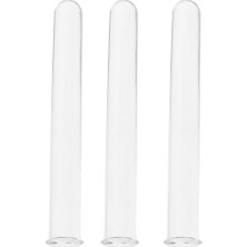 3pcs Yuvarlak Alt Test Tüp Kokteyl Barı - Şeffaf 15 cm Tarif Edildiği Gibi(Yurt Dışından)