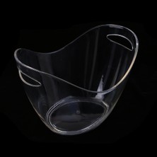 Açık Akrilik Buz Kovası Şampanya Buz Kovası Seti Taşınabilir 26X20CM 26.5X19.5X20CM(Yurt Dışından)