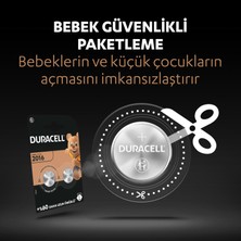 Duracell Özel 2016 Lityum Düğme Pil 3V 2’li Paket