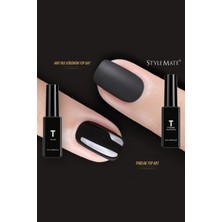 Stylemate Mat Top Kat  7ml Tw  Frosted Top Jel Tırnak Koruyucu ve Buzlu Mat Görünüm Jel