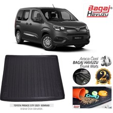 Born Garage 2021 Toyota Proace Bagaj Havuzu Tam Uyumlu Kauçuk