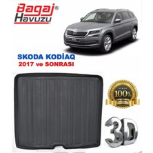 Born Garage 2017 Skoda Kodiaq Bagaj Havuzu Tam Uyumlu Kauçuk