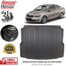Born Garage 2018 Skoda Octavia Bagaj Havuzu Uyumlu Kauçuk