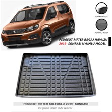 Born Garage 2021 Peugeot Rifter Bagaj Havuzu Tam Uyumlu Kauçuk