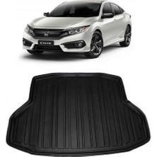 Born Garage Bagaj Paspası 3D Havuzlu Kauçuk Civic Fc5 Tam Uyumlu Model Kokusuz