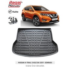 Born Garage 2021 Nissan X-Trail 5 Koltuk 3D Bagaj Havuzu Kauçuk