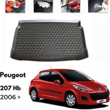 Born Garage 2008 Peugeot 207 Bagaj Havuzu Tam Uyumlu Kokusuz Kaucuk