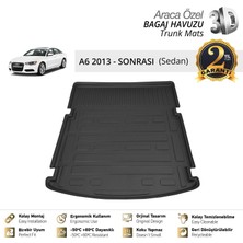 Born Garage 2016 Audi A6 Sedan Uyumlu Bagaj Havuzu Tam Uyumlu 3D Kauçuktur