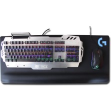 Logitech Lunatic Serisi Bilek Destekli Profesyonel Oyuncu Gaming 70X30X3MM Klavye Pad ve Mouse Pad