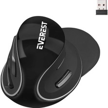 Everest SM-G618 Exceed Siyah 1600DPI 6 Tuşlu Ergonomik Mouse