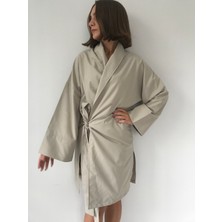 Kimonos Shop Su Itici Gri Trençkot