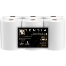 Sensia Hareketli Extra Emici Fotoselli Havlu 3 kg 48 Metre 21 cm 6 Rulo