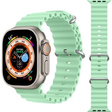 Kny Apple Watch Ultra 49 mm Için Krd-75 Renkli Silikon Kayış-Kordon