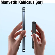 Baseus 20W 10000MAH Magsafe Manyetik Kablosuz Powerbank, Iphone 12,13,14 Serisi Magsafe Powerbank