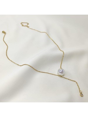 New Obsessions Paslanmaz Çelik Hologram Incili Kolye