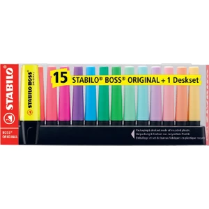 Stabılo Fosforlu Kalem Boss Set 15 Li Yeni 7015-01-5
