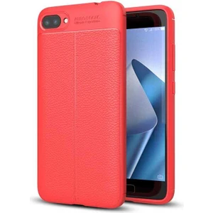 Kip GSM Asus Zenfone 4 Max ZC554KL Uyumlu Darbeye Dayanıklı Deri Dikişli Armor Serisi Kamera Korumalı Kılıf