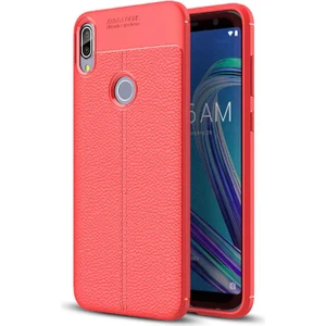 Kip GSM Asus Zenfone Max Pro ZB602KL Uyumlu Darbeye Dayanıklı Deri Dikişli Armor Serisi Kamera Korumalı Kılıf