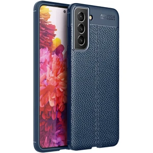 Kip GSM Galaxy S21 Fe Uyumlu Darbeye Dayanıklı Deri Dikişli Armor Serisi Kamera Korumalı Kılıf