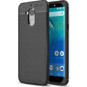 Kip GSM General Mobile 8 Go Uyumlu Darbeye Dayanıklı Deri Dikişli Armor Serisi Kamera Korumalı Kılıf