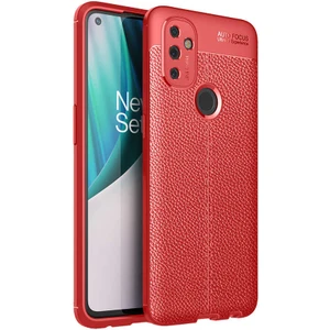 Kip GSM One Plus Nord N100 Uyumlu Darbeye Dayanıklı Deri Dikişli Armor Serisi Kamera Korumalı Kılıf